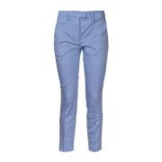 Dondup Slim-fit Trousers Blue, Dam