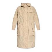 Moncler Mantio parka Beige, Dam