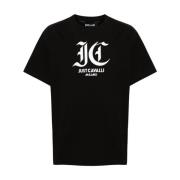 Just Cavalli T-Shirts Black, Herr