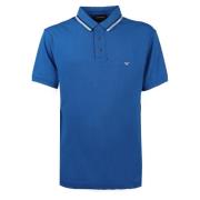 Emporio Armani Polo Shirts Blue, Herr