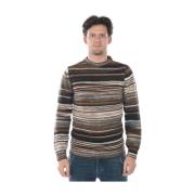 Daniele Alessandrini Pink Floyd Sweater Pullover Brown, Herr