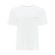 Rotate Birger Christensen Sweatshirt T-Shirt Combo White, Dam