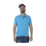 Emporio Armani EA7 Polo Shirts Blue, Herr