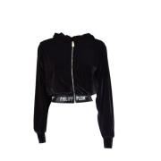 Philipp Plein Svarta Sweatshirts för Kvinnor Aw23 Black, Dam