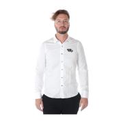 Emporio Armani Casual Button-Up Skjorta White, Herr