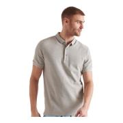 Superdry Polo Shirts Gray, Herr