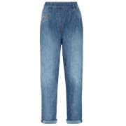 Brunello Cucinelli Loose-fit Jeans Blue, Dam