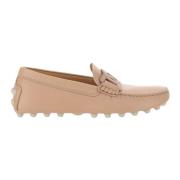 Tod's Beige Läder Kedja Loafers Kvinnor Beige, Dam