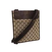 Gucci Vintage Pre-owned Canvas gucci-vskor Beige, Dam