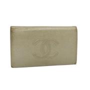 Chanel Vintage Pre-owned Laeder plnbcker Beige, Dam