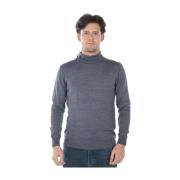 Daniele Alessandrini Munch B Sweater Pullover Gray, Herr