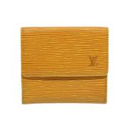 Louis Vuitton Vintage Pre-owned Laeder plnbcker Yellow, Dam