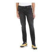 Tommy Jeans Slim-fit Jeans Black, Herr