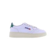 Autry Låga Vita/Gröna Sneakers White, Dam