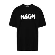 Msgm T-Shirts Black, Herr