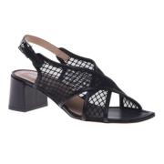 Baldinini Sandal in black nesh Black, Dam