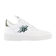 Filling Pieces Låg Topp Vit Sneaker White, Herr