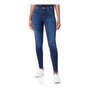 Tommy Jeans Skinny Stretch Nora Jeans - Blå Denim Blue, Dam