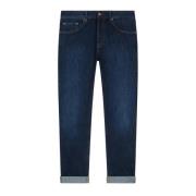 Dondup Ikoniska Mörka Denim Jeans Blue, Herr