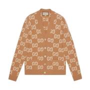Gucci Supreme Wool Cardigan Sweater Brown, Herr