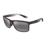Maui Jim Huelo 449-11 Translucent Grey Sunglasses Gray, Unisex
