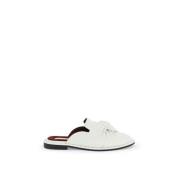 Stella McCartney Korsade Remmar Mules White, Dam