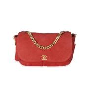 Chanel Vintage Pre-owned Mocka chanel-vskor Red, Dam