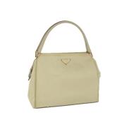 Prada Vintage Pre-owned Nylon prada-vskor Beige, Dam