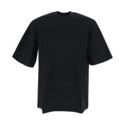 Burberry Bomull T-shirt i Burberry Stil Black, Herr