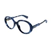 Chloé Vintage Oval Ramglasögon Blue, Dam