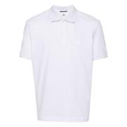 C.p. Company Kortärmad Polo Metropolis-serien White, Herr