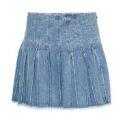 Liu Jo Denim Skirts Blue, Dam