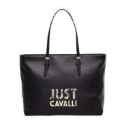 Just Cavalli Tote Bags Black, Dam