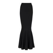 Balmain Jolie Madame stickad kjol Black, Dam