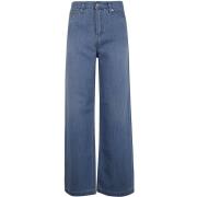 Roy Roger's Blå Wide Leg Denim Jeans Blue, Dam