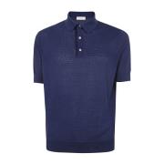 Filippo De Laurentiis Polo Shirts Blue, Herr