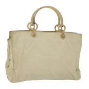 Prada Vintage Pre-owned Tyg handvskor Beige, Dam