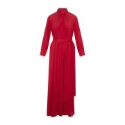 Kiton Maxi Dresses Red, Dam