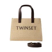 Twinset Tote Bags Yellow, Dam