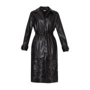 Liu Jo Belted Coats Black, Dam