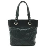 Chanel Vintage Pre-owned Canvas chanel-vskor Black, Dam