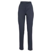 Max Mara Studio Slim-fit Trousers Blue, Dam