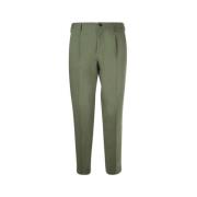 Incotex Suit Trousers Green, Herr