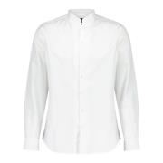 Emporio Armani Stiligt Bomullsskjorta med Lätt Krage White, Herr