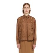 Max Mara Casual Shirts Brown, Dam