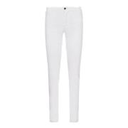 Armani Exchange Slim-fit Trousers White, Dam
