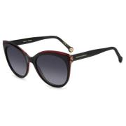 Carolina Herrera Black Pink/Grey Shaded Sunglasses Black, Dam