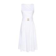 Blugirl Midi Dresses White, Dam