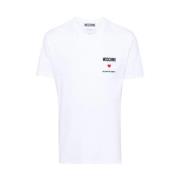 Moschino T-Shirts White, Herr