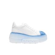 Casadei Stiliga Platform Sneakers White, Dam